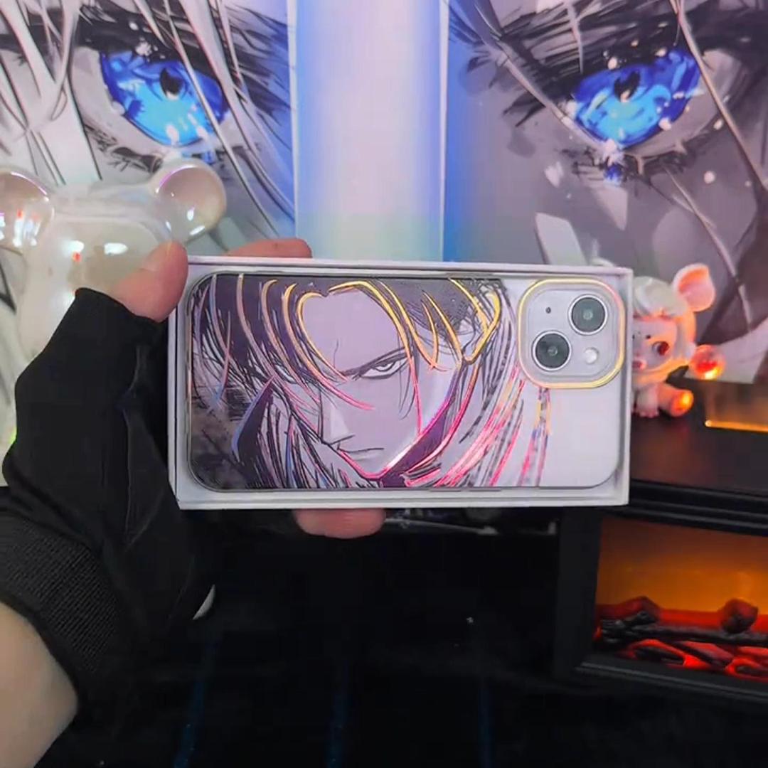 進擊的巨人 極光金漸變手機殼