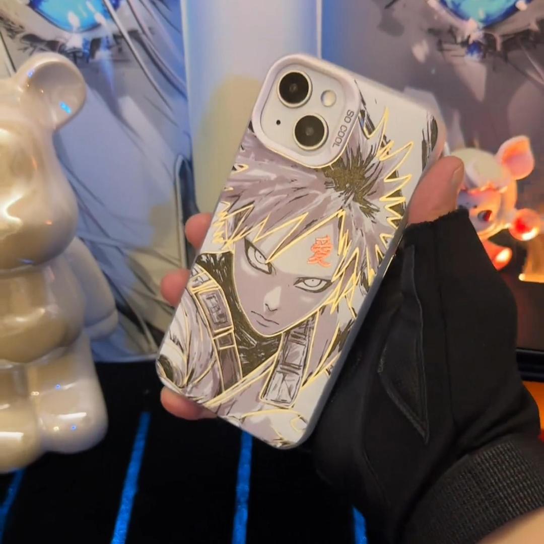 火影忍者極光金漸變手機殼