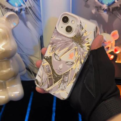 火影忍者極光金漸變手機殼