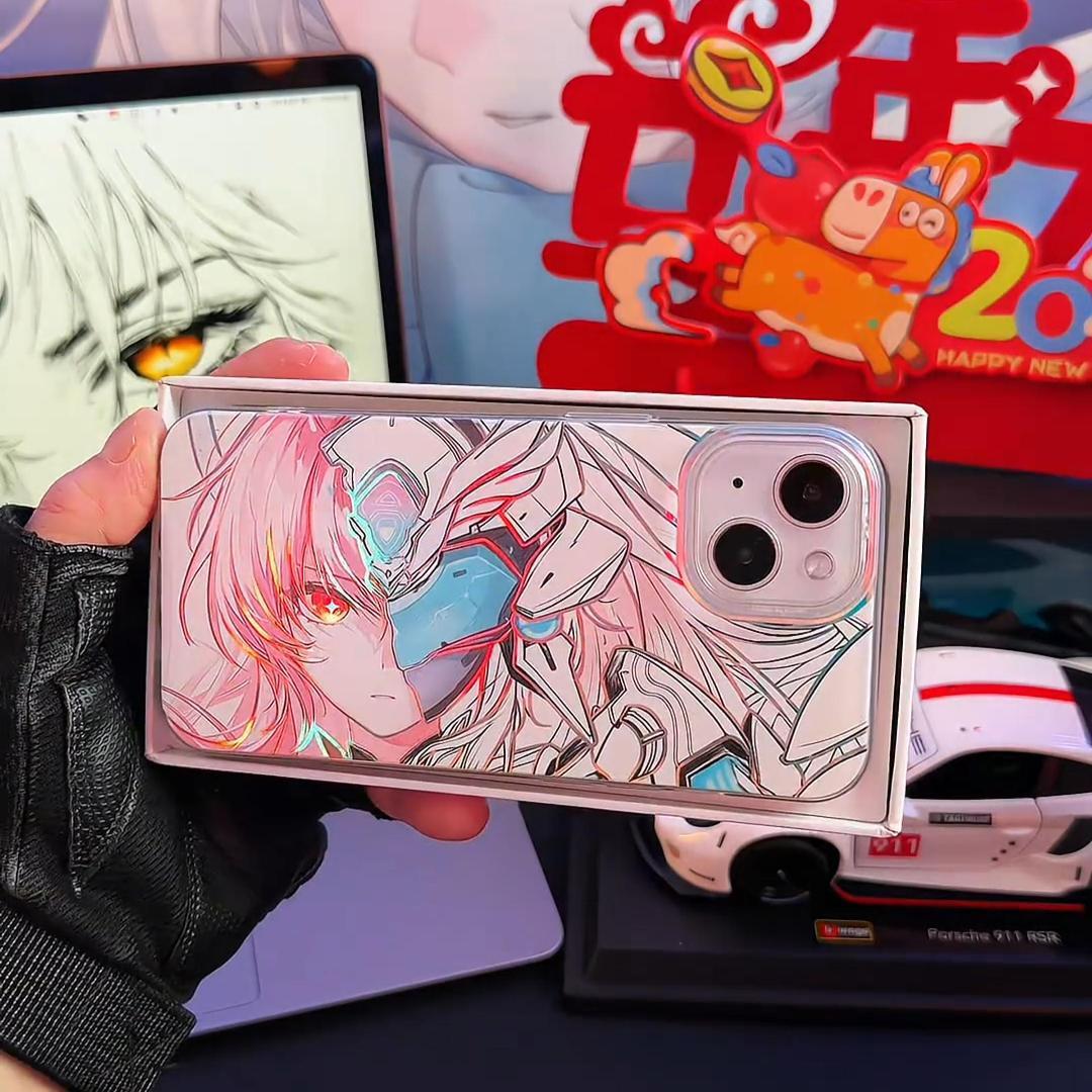 鳴潮極光金漸變手機殼