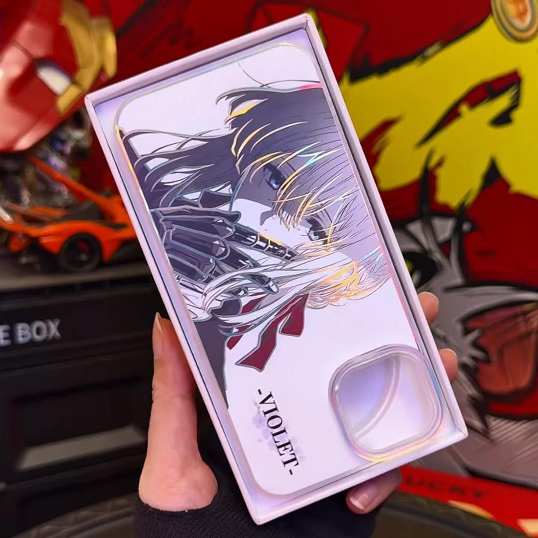 薇爾莉特極光金漸變手機殼