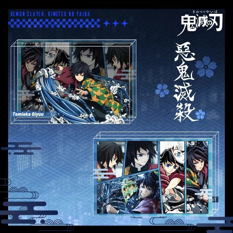 鬼滅之刃 水晶磚新款亞克力磚透明立體擺件