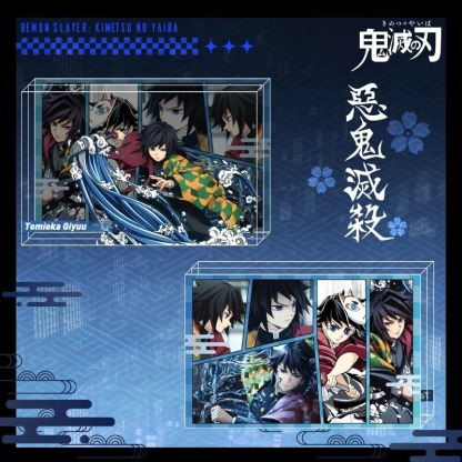 鬼滅之刃 水晶磚新款亞克力磚透明立體擺件