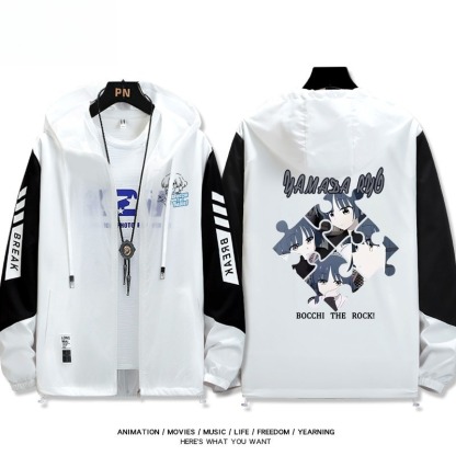 孤獨搖滾 輕薄透氣拉鏈防曬衣外套