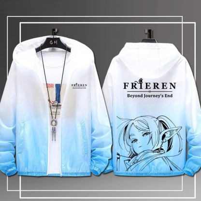 葬送的芙莉蓮 輕薄透氣漸變防曬衣外套