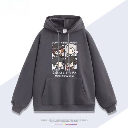 文豪野犬新款 親子情侶男女連帽衛衣