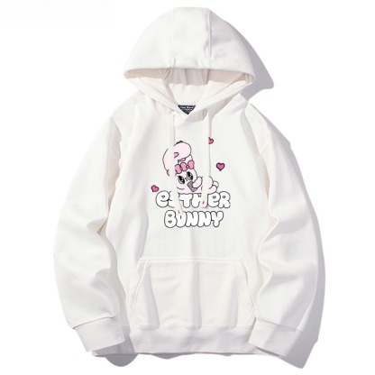 艾丝樂小兔 親子情侶男女連帽衛衣