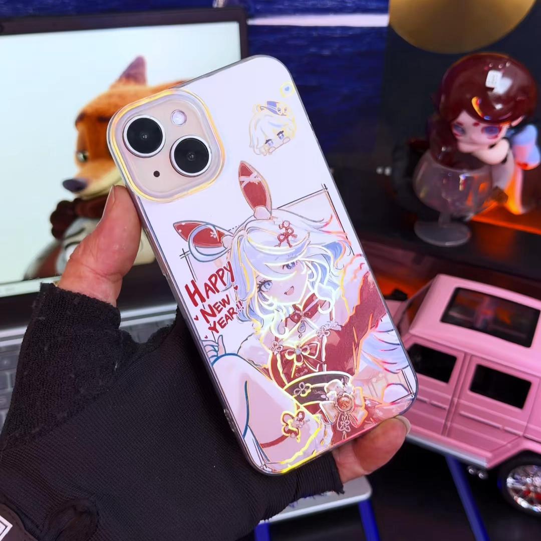 原神極光金漸變手機殼