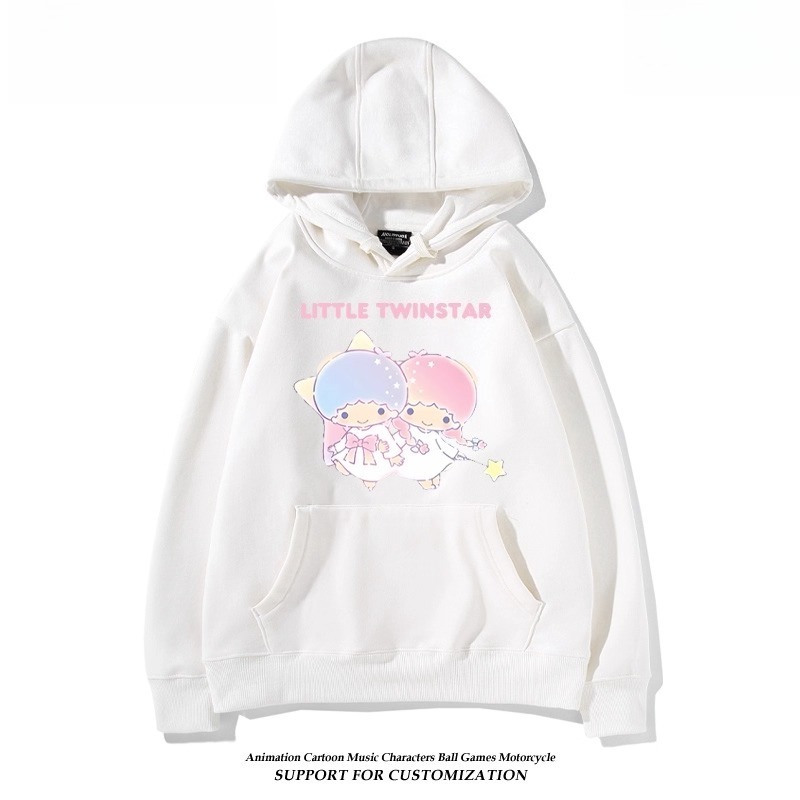雙子星little twinstars新款 親子情侶男女連帽衛衣