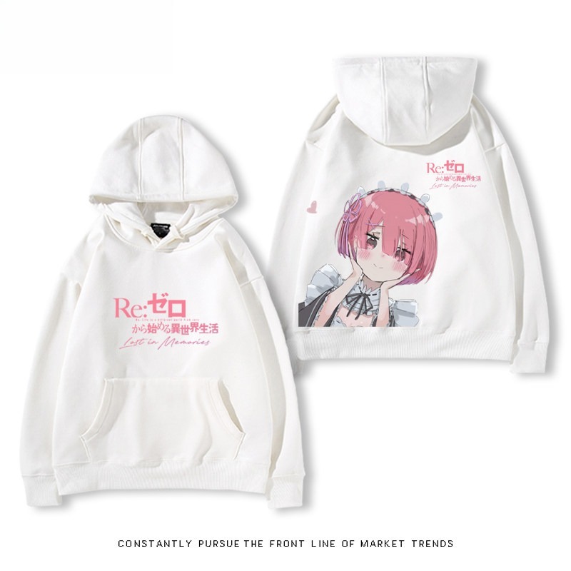 從零開始的異世界 親子情侶男女連帽衛衣