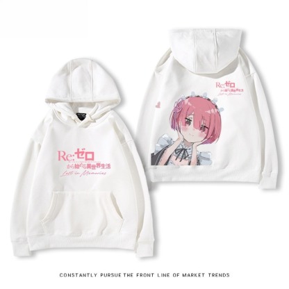 從零開始的異世界 親子情侶男女連帽衛衣