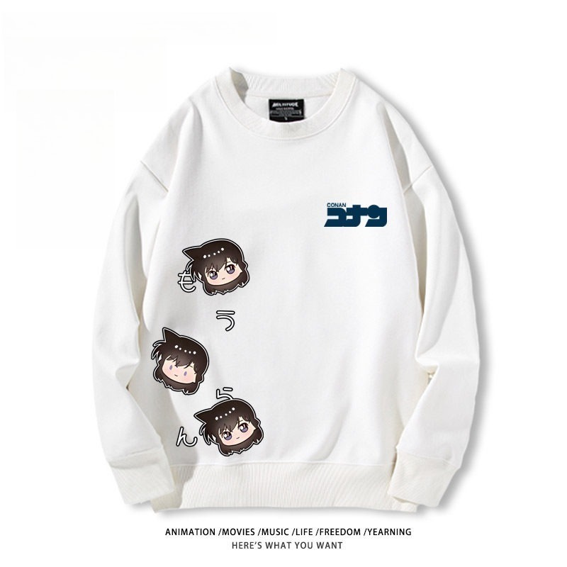 名偵探柯南 聯名親子情侶裝 圓領長袖