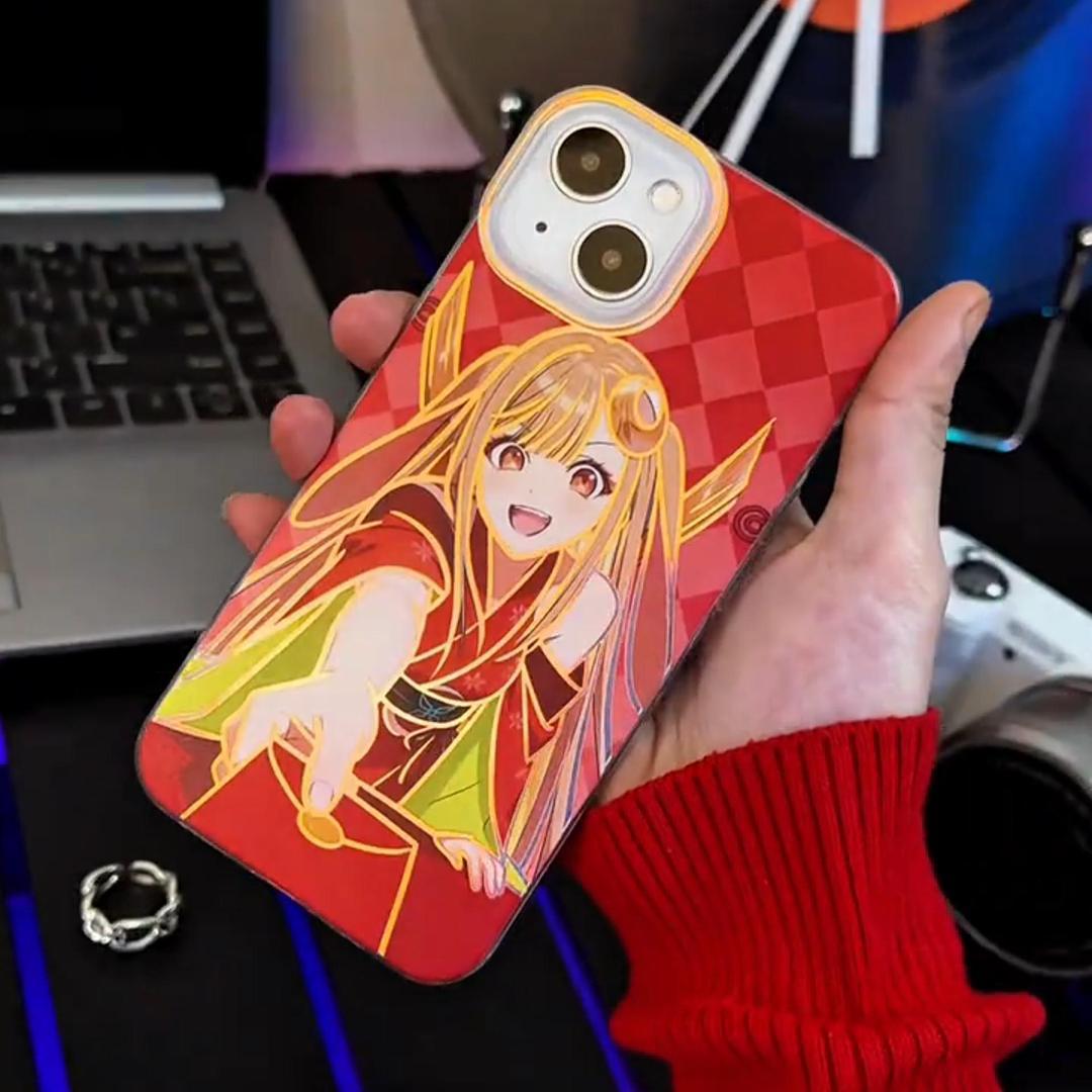 超時空輝耀姬！ 極光金漸變手機殼