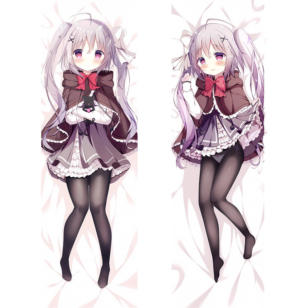 白玉貓耳しらたまころねちゃん可愛蘿莉 等身抱枕
