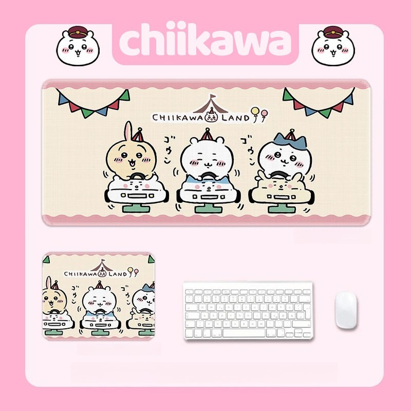 Chiikawa吉伊卡哇 主題桌墊 布質滑鼠墊