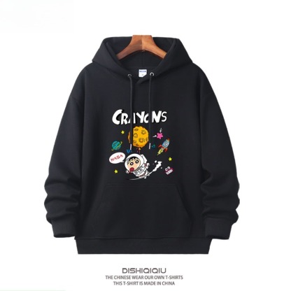 蠟筆小新新款 親子情侶男女連帽衛衣