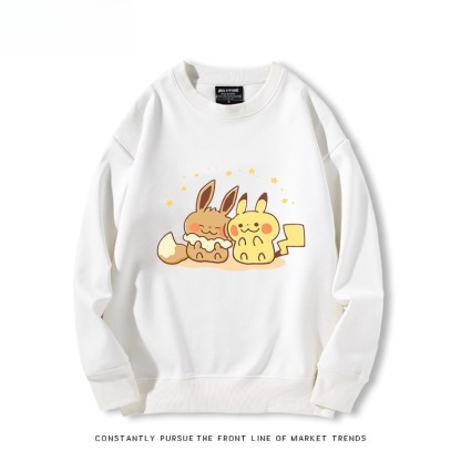 精靈寶可夢Q版 聯名親子情侶裝 圓領長袖