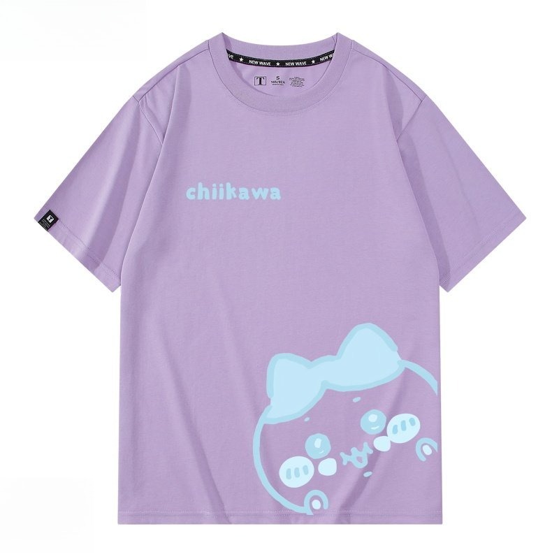 Chiikawa 2026親子情侶男女同款 印花短袖T恤