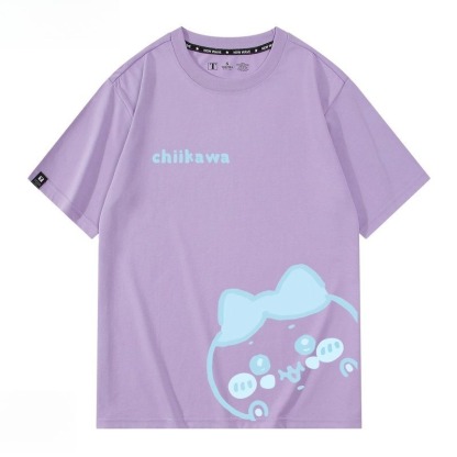 Chiikawa 2026親子情侶男女同款 印花短袖T恤