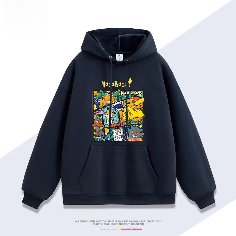 精靈寶可夢 聯名衛衣2026秋冬新款 親子情侶裝連帽衛衣