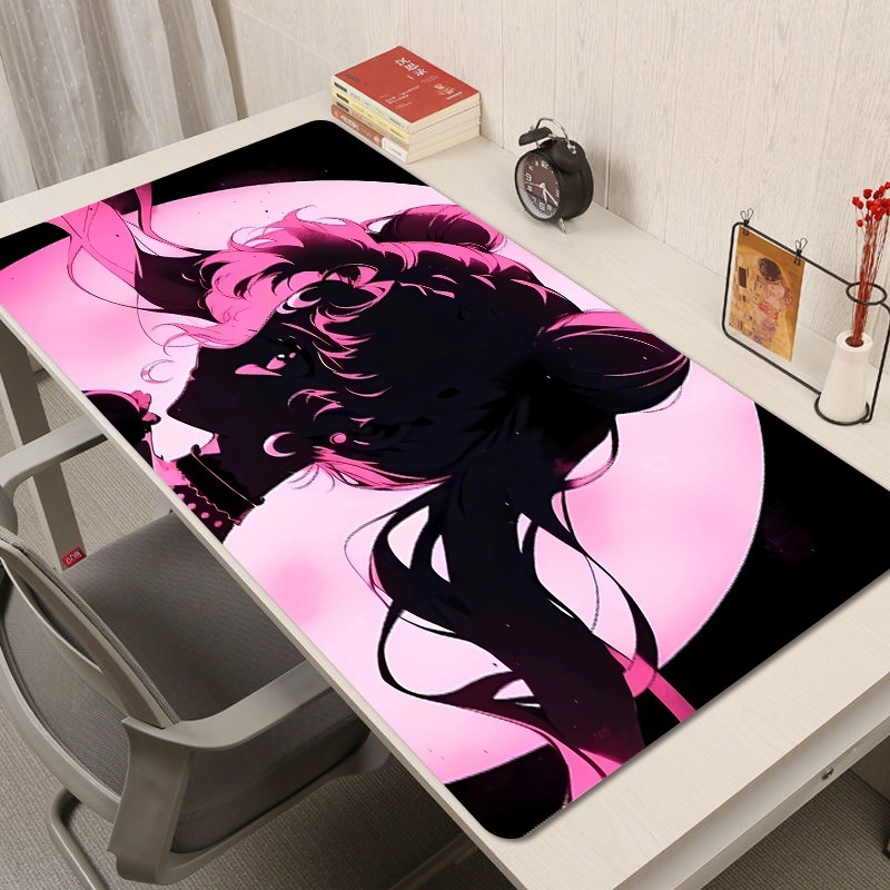 美少女戰士電競超大遊戲加厚防滑鼠標墊