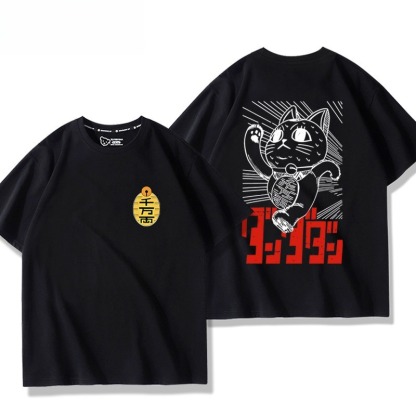 膽大黨 2026親子情侶男女同款 印花短袖T恤