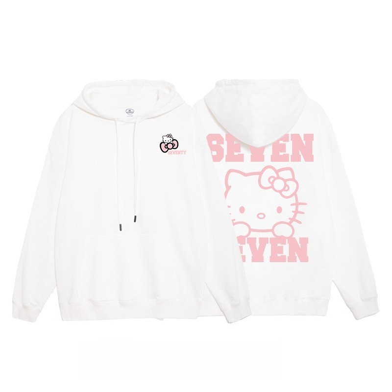 Hello Kitty凱蒂貓新款 親子情侶男女連帽衛衣