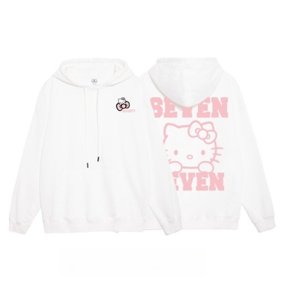 Hello Kitty凱蒂貓新款 親子情侶男女連帽衛衣