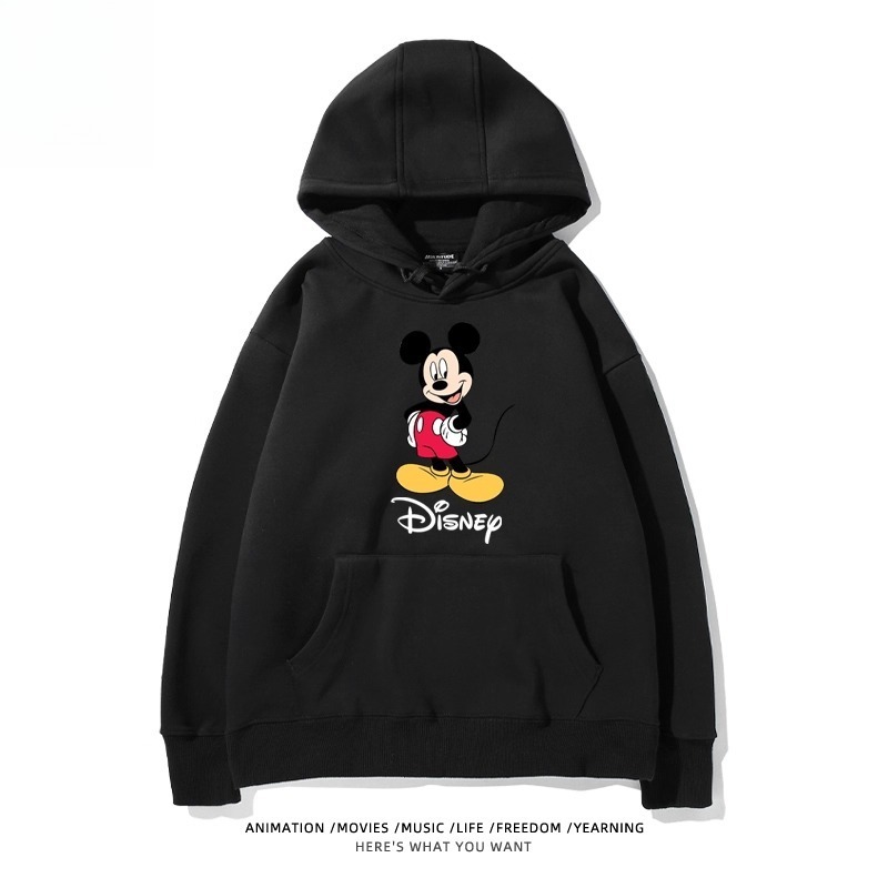 米老鼠米奇米妮 聯名衛衣2025秋冬新款親子情侶裝連帽衛衣