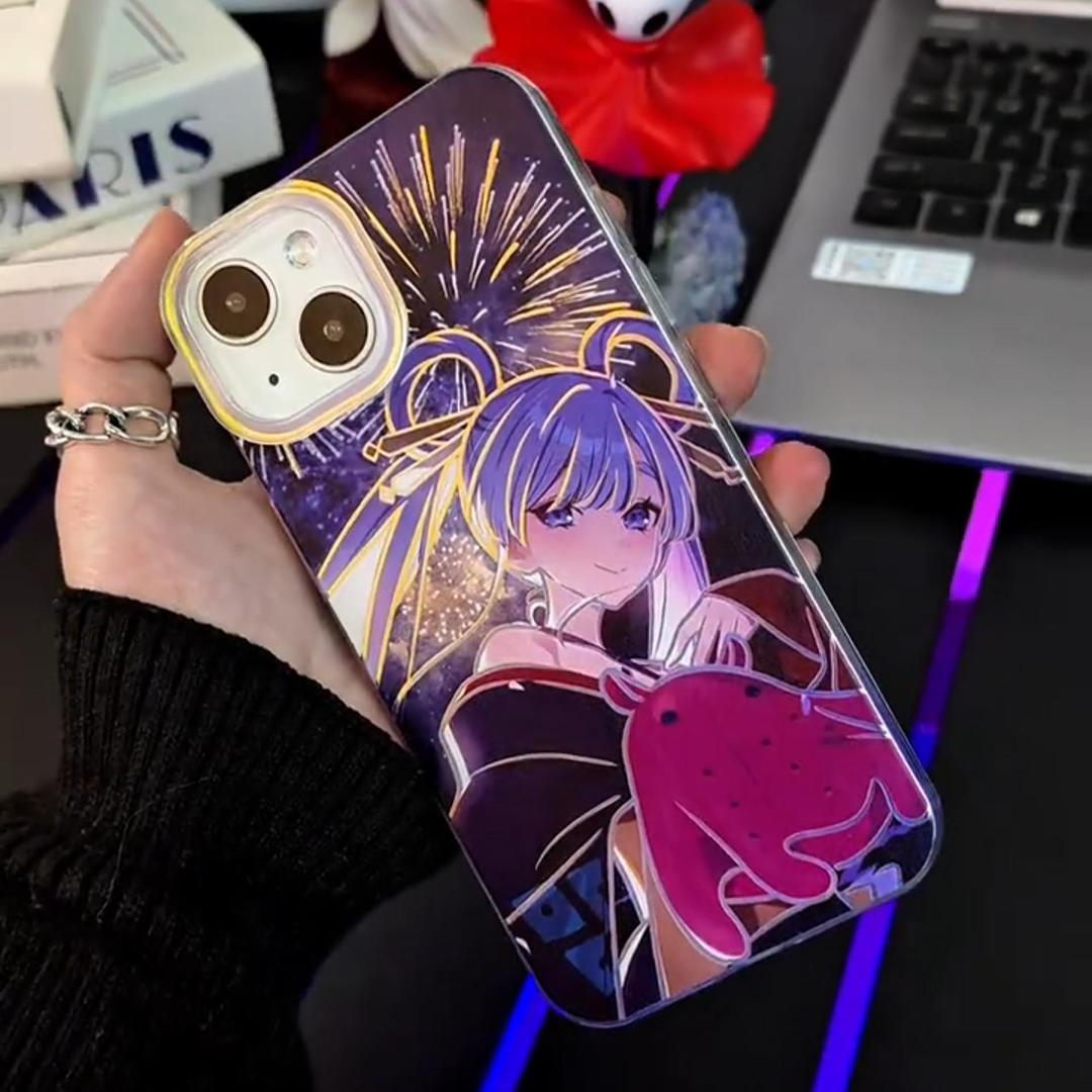 超時空輝耀姬！ 極光金漸變手機殼