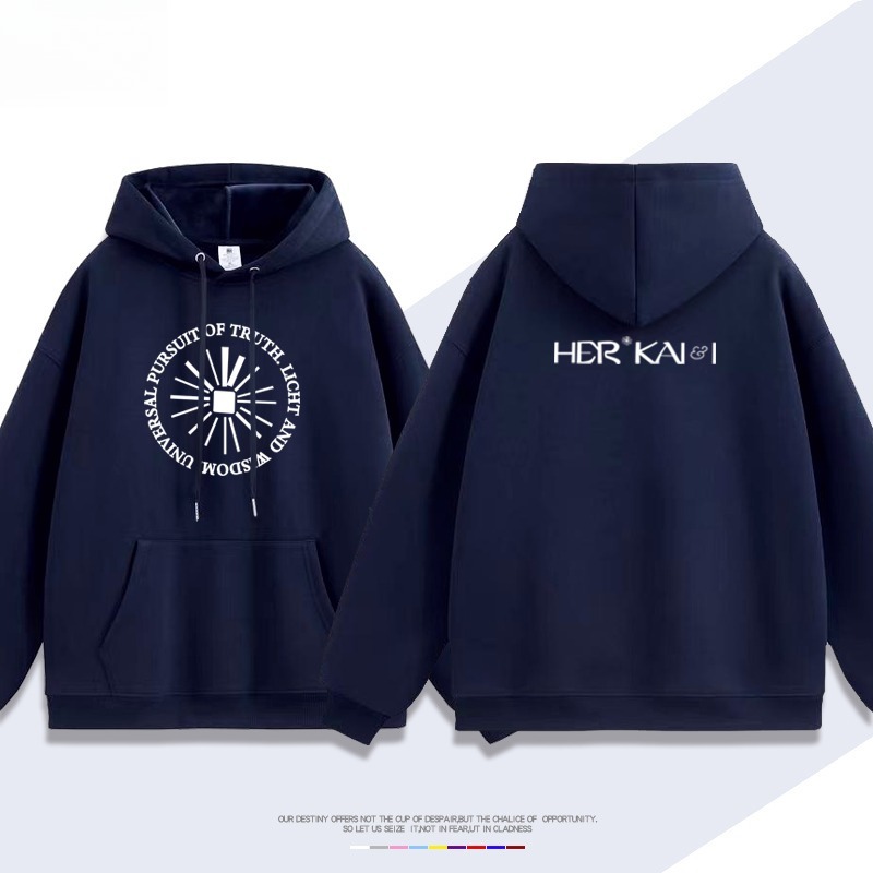 欧文同款 聯名衛衣2026秋冬新款 親子情侶裝連帽衛衣