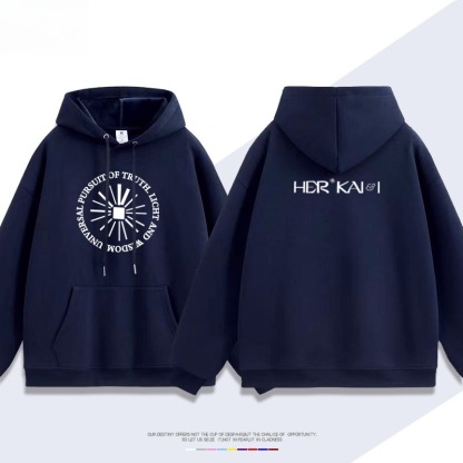 欧文同款 聯名衛衣2026秋冬新款 親子情侶裝連帽衛衣