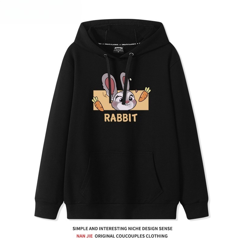 動物方城市新款 親子情侶男女連帽衛衣