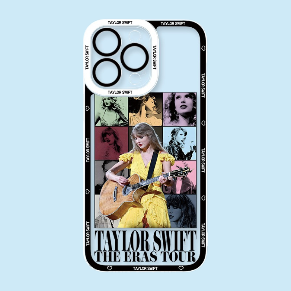 TaylorSwift黴黴天使眼透明防摔軟殼