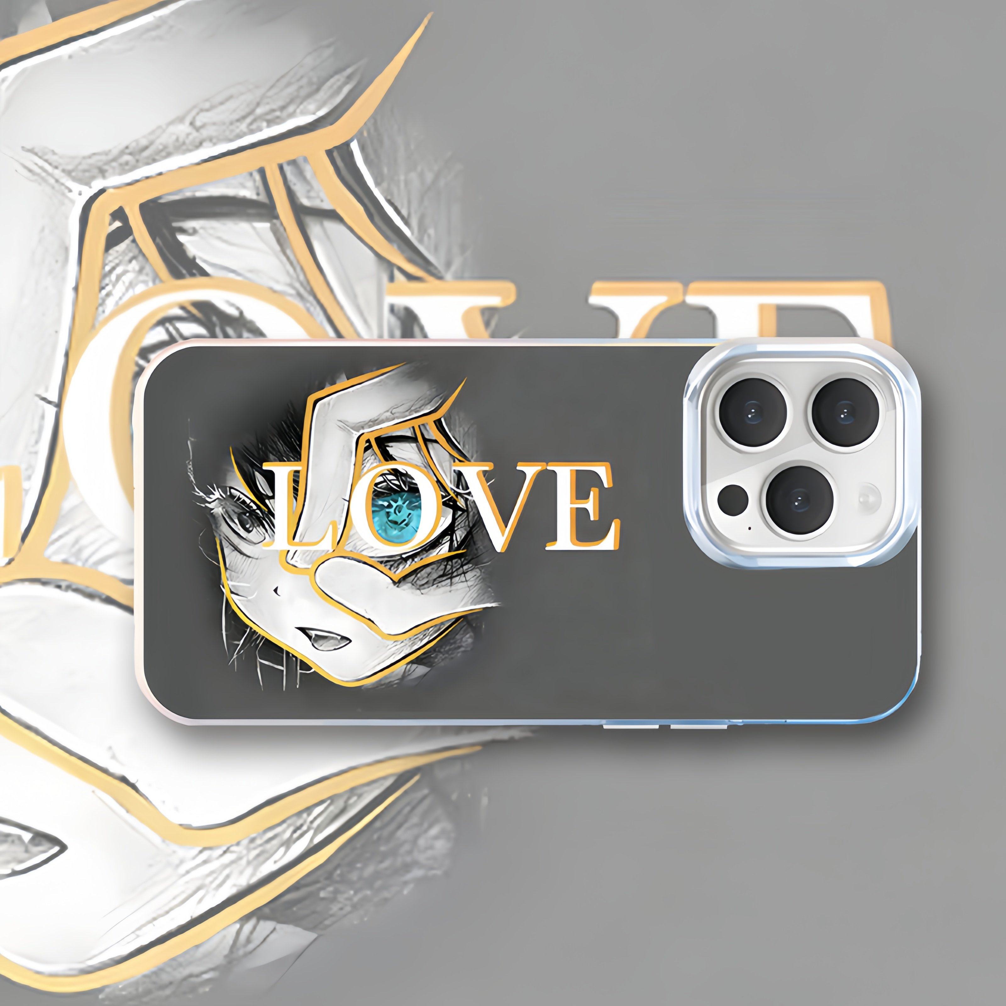 動漫LOVE系列 極光金漸變手機殼