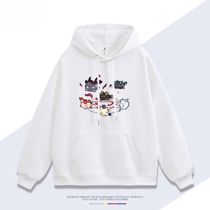 明日方舟龍泡泡新款 親子情侶男女連帽衛衣