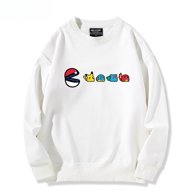 精靈寶可夢星之卡比 聯名親子情侶裝 圓領長袖