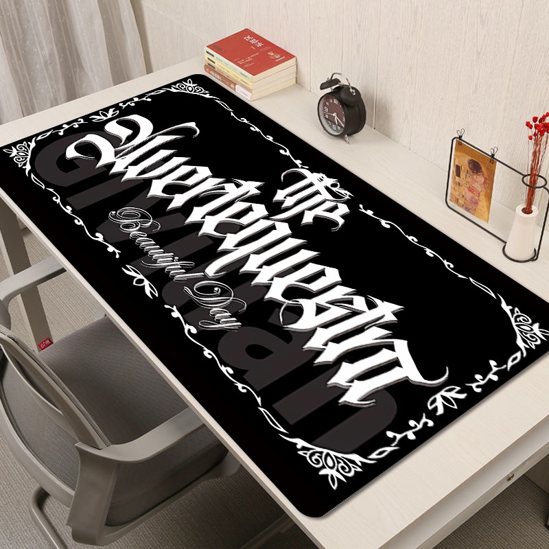 暗黑風哥特電競超大遊戲加厚防滑鼠標墊