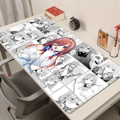 二次元報紙電競超大遊戲加厚防滑鼠標墊