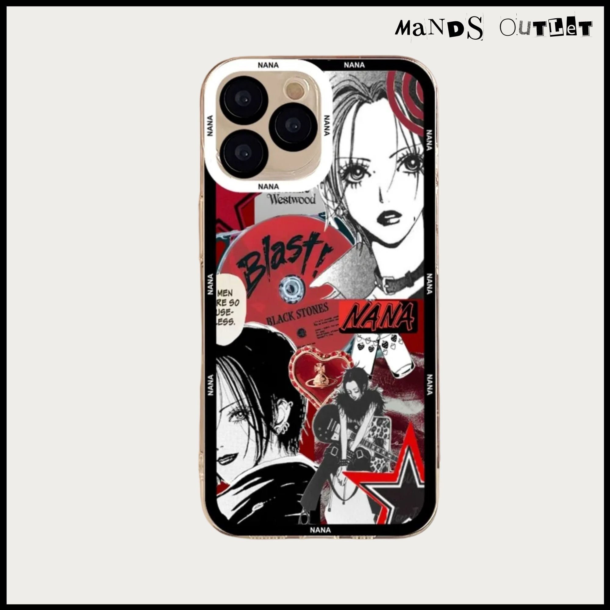 NANA大崎娜娜天使眼透明防摔軟殼