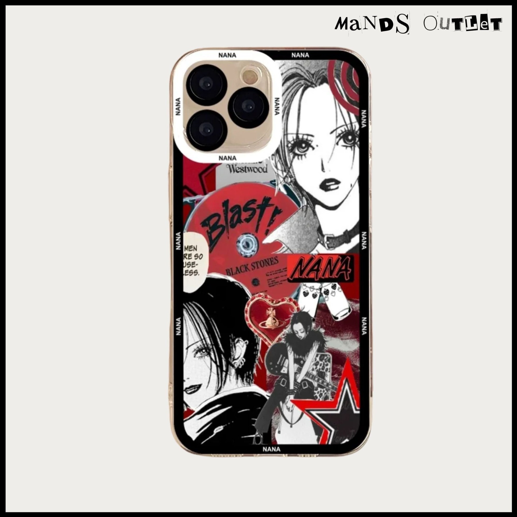 NANA大崎娜娜天使眼透明防摔軟殼