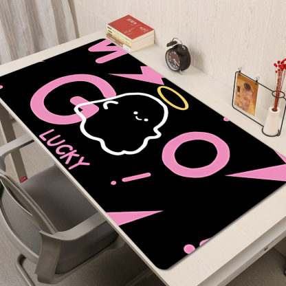 甜酷塗鴉電競超大遊戲加厚防滑鼠標墊