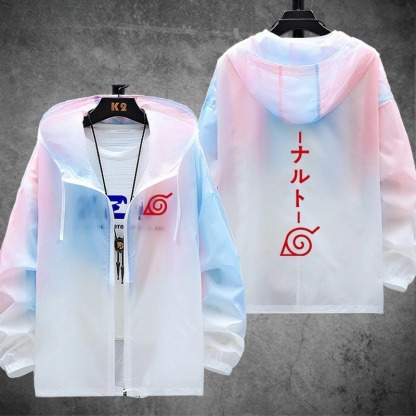 火影忍者 輕薄透氣漸變防曬衣外套
