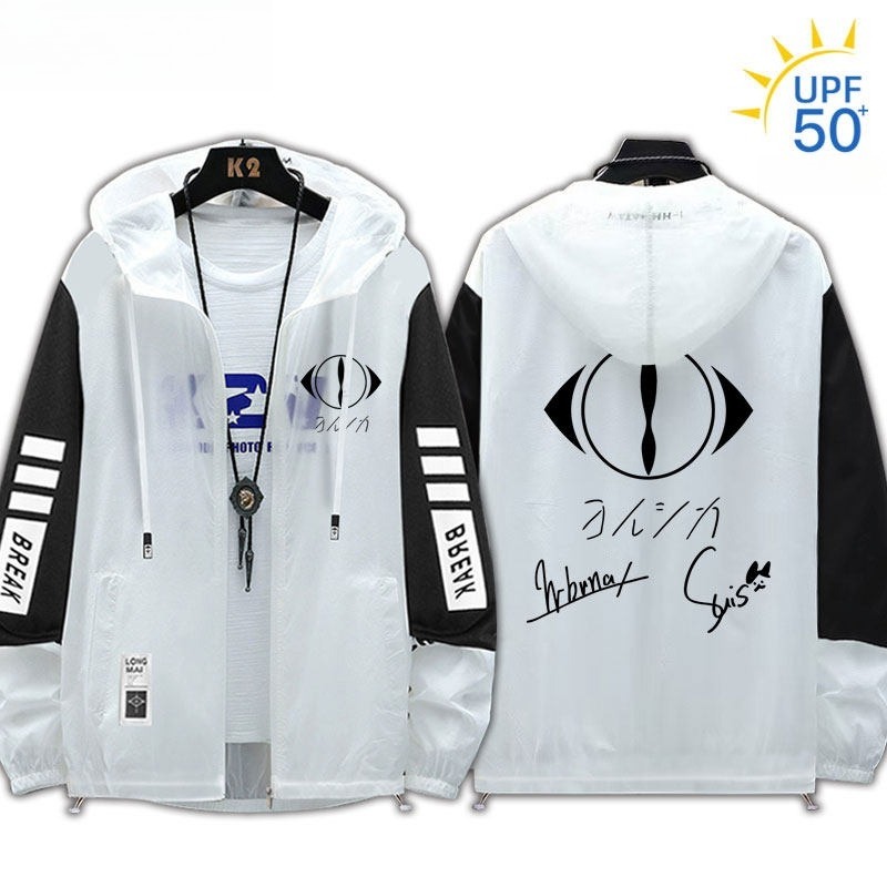 夜鹿yorushika 輕薄透氣拉鏈防曬衣外套