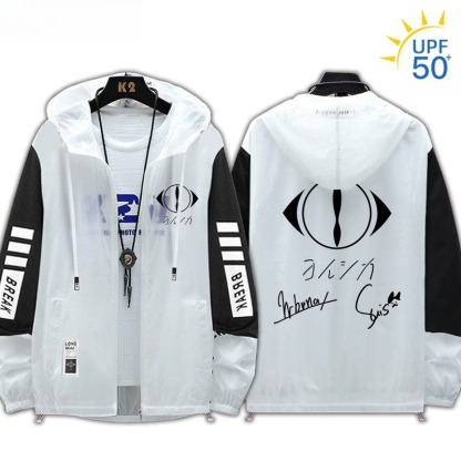 夜鹿yorushika 輕薄透氣拉鏈防曬衣外套