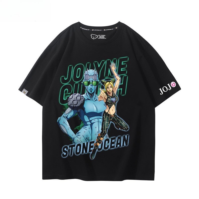 JOJO的奇妙冒險 2026親子情侶男女同款 印花短袖T恤