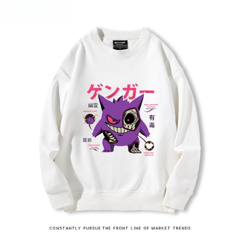 寶可夢耿鬼 聯名親子情侶裝 圓領長袖