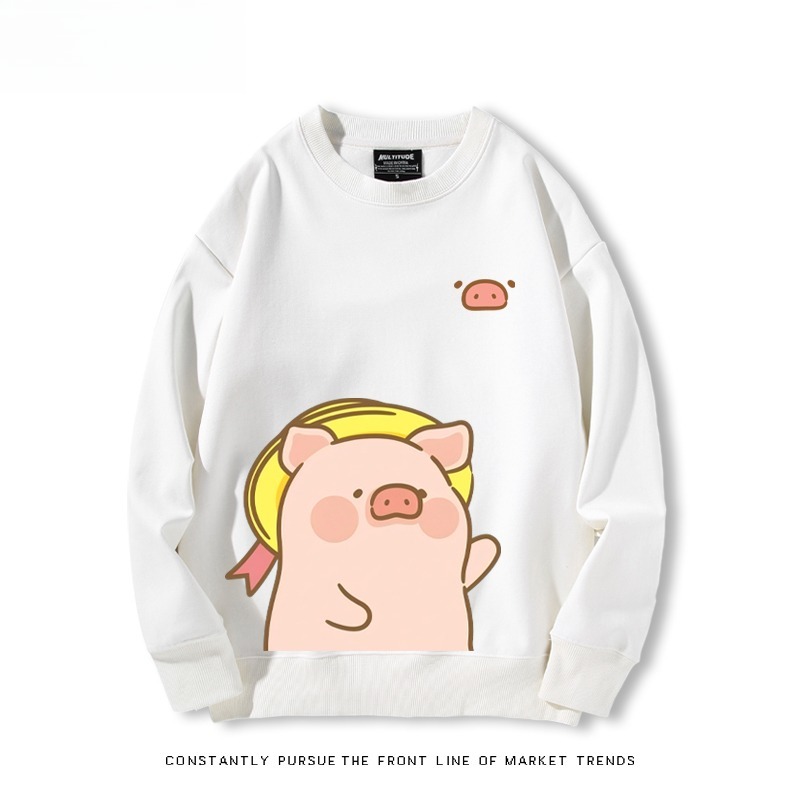 LuLu豬 聯名親子情侶裝 圓領長袖