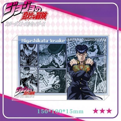 JOJO的奇妙冒險水晶磚新 款亞克力磚透明立體擺件