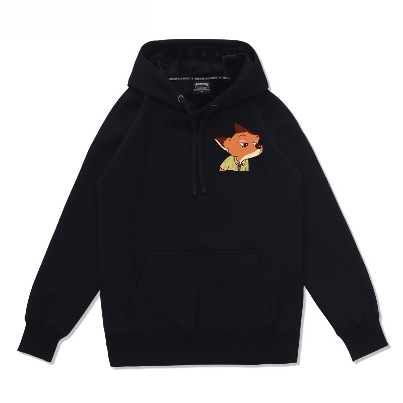 動物方城市新款 親子情侶男女連帽衛衣